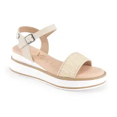 VIA UNO - Sandalias 6Z8889-19 Off White - Mujer