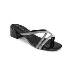 VIA UNO - Sandalias 6V9519-6 Black - Mujer