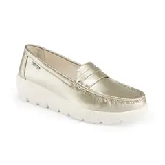VIA UNO - Mocasin 3Y9422-5 Light Gold - Mujer