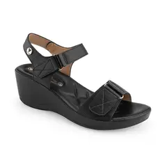 VIA UNO - Sandalias Pl537 Black - Mujer