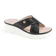 VIA UNO - Sandalias Pl538 Black - Mujer