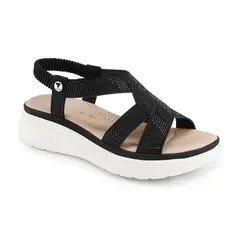 VIA UNO - Sandalias Js21 Black - Mujer