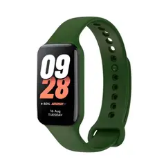 GENERICO - Correa Silicona para Mi Band 8 Active - Verde Militar