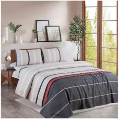 CASATEX - JUEGO DE SÁBANA EN 2.5 PLZ - QUEEN SIZE