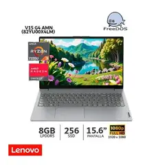 LENOVO - Laptop V15 G4 Ryzen 3-7320U 8GB LPDDR5 Bus 4800MHZ 256GB SSD156 FHD 82YU00X4LM