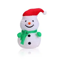 GENERICO - Decoracion Muñeco de Nieve Iluminado Navidad Luces LED Santa