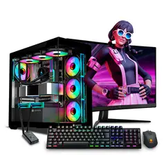 INTEL - Pc Gamer Core i9 Ultra 285K 32gb ddr5 1TB 27 RTX5070ti 16GB Mipclista RGB Plus