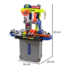 GENERICO - Juguete Convertible 3 en 1 Maletín Taller de Herramientas