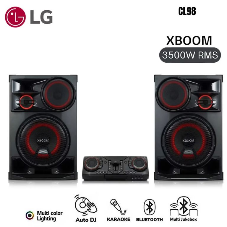Minicomponente Xboom CL98 Bluetooth 3500W RMS