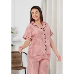 SOÑALIERE - Pijama Mujer Manga Corta Seda Francesa