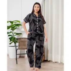 SOÑALIERE - Pijama Mujer Manga Corta Seda Francesa