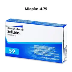 GENERICO - Lentes de Contacto Soflens 59 Para Medida -4.75