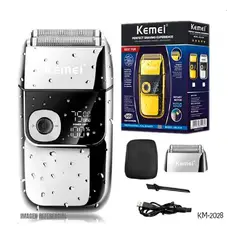 KEMEI - Afeitadora Shaver con Patillero Digital KM-2028-P