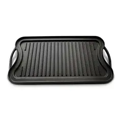 RECORD - Plancha Grill Hierro Fundido  51x25 Cm Negro