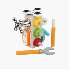 GENERICO - Cubo de Actividades de Madera Montessori