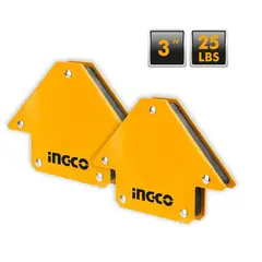 INGCO TOOLS - Pack x 2 Unidades Escuadra magnética 3" para Soldar Ingco