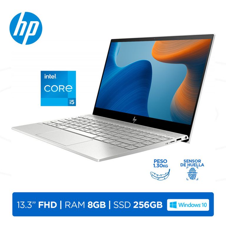 Laptop Envy 13 BA1047 Core i5-1135G7 8GB 256GB 133 FHD 100% sRGB Windows 10 Home Silver