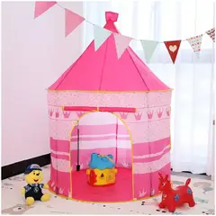 INSPIRA MARKET - Carpa Castillo Tienda de Juegos Plegable Portátil Niña