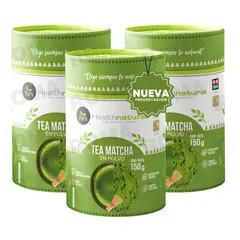 HEALTHNATURAL - PACK 3 TÉ MATCHA ORGÁNICO 150G