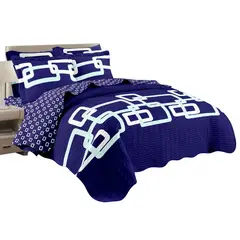 GOLDSUN - Cubrecama 2Plz - 7 Piezas G-1