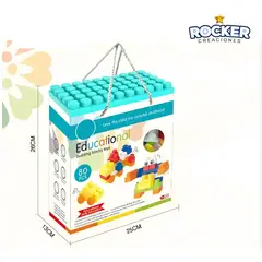 GENERAL - BLOQUES DE CONSTRUCCIÓN EDUCATIVO 80 PCS