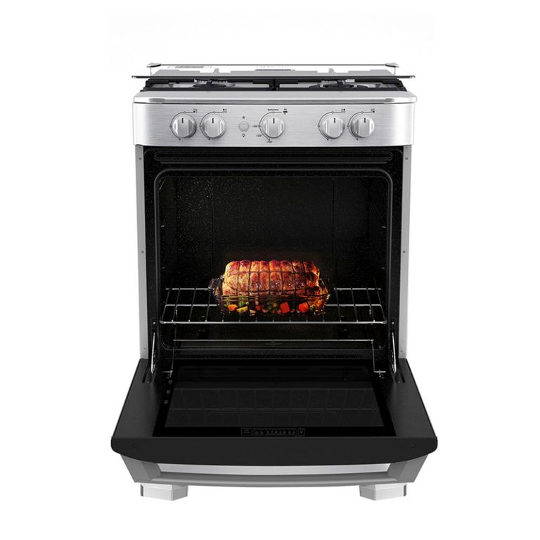 Cocina a Gas CMP6020FG1 24" 4 Hornillas Silver