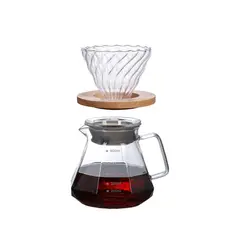 GENERICO - KIT v60 base de madera + decanter 600 ml GRATIS filtro