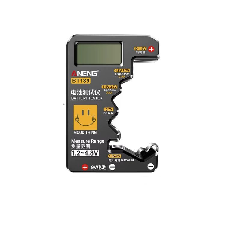 Medidor Tester Batería Probador Pilas BT189 Universal Medidor de Voltaje Carga