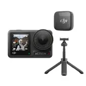DJI - Cámara de acción Pack para Vlogs Osmo Action 4 (DJI Mic Mini + Minibrazo extensible)