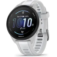 GARMIN - Forerunner 165 GPS Running Smartwatch - Whitestone