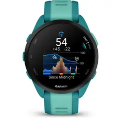 GARMIN - Forerunner 165 Music Running Smartwatch - Aqua