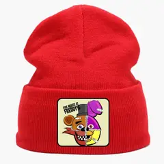GENERICO - Beanie FNAF Five Nights At Freddy Rojo - Niños y Adultos