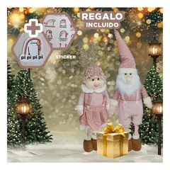 GENERICO - Patilarga para Decorar Casa en Rosado Y+Regalo Stickers