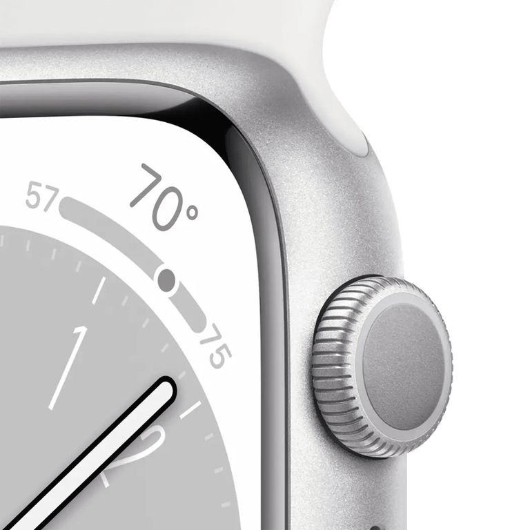 Watch S8 GPS 45 mm Plata Reacondicionado