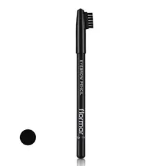 FLORMAR - Delineador de Cejas con Cepillo 404 BLACK 114GR