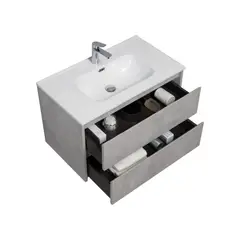 KLIPEN - MUEBLE DE BAÑO ELEMENTI GREY 80X455X05CM