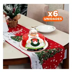 RYBIU IMPORT - Pack6 Vasija Versatil de Mama Noela Y+Regalo Stickers