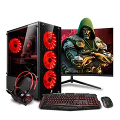 RYZEN - Pc Gamer AMD 5 8600G 16gb DDR5 500GB 24 Mipclista RED COMPUTADORA