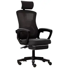 GENERICO - Silla Ejecutiva Ergonómica con Asiento Acolchado y Cabecera