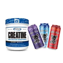 GASPARI NUTRITION - Pack Creatina Gaspari 1 kg + 3 latas de lost and found bebida energetica