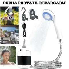 GENERICO - Ducha Portátil Con Bomba Inalámbrica Recargable USB