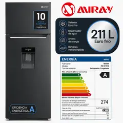 MIRAY - Refrigeradora RM-211HD Eurofrío 211 L