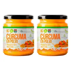 HEALTHNATURAL - PACK 2 CÚRCUMA EN POLVO 100G