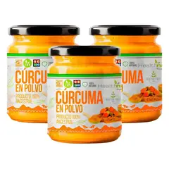 HEALTHNATURAL - PACK 3 CÚRCUMA EN POLVO 100G