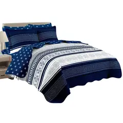 GOLDSUN - Cubrecama 2Plz - 7 Piezas G-3