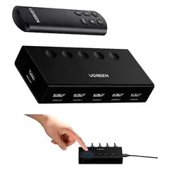 UGREEN - Cm568 Adaptador Hdmi Switch 5 En 1 4k@60hz