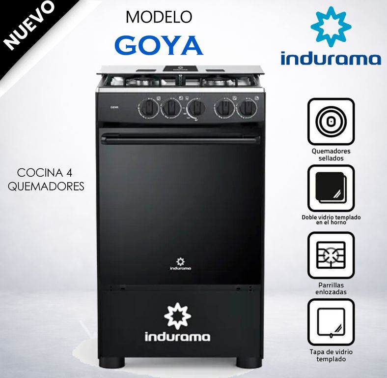 Cocina a Gas 4 Hornillas Goya