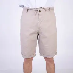 PIERRE CARDIN - BERMUDA DE DRILL ETQ AZUL SH-6204SHH