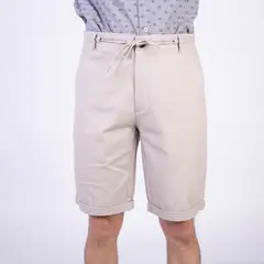 PIERRE CARDIN - BERMUDA DE DRILL ETQ AZUL SH-6204SHH