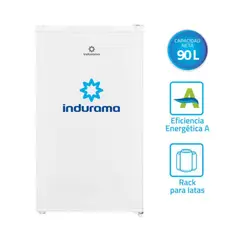 INDURAMA - Frigobar RI-101BL defrost 90 litros blanco